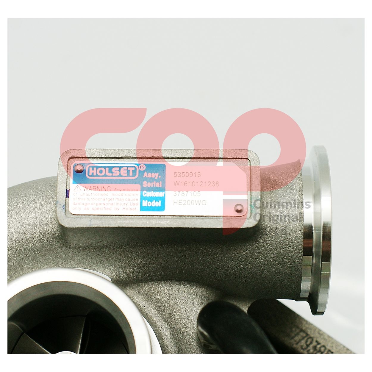 Турбокомпрессор HE200WG Cummins F Series 4309280F 4309280 3787105