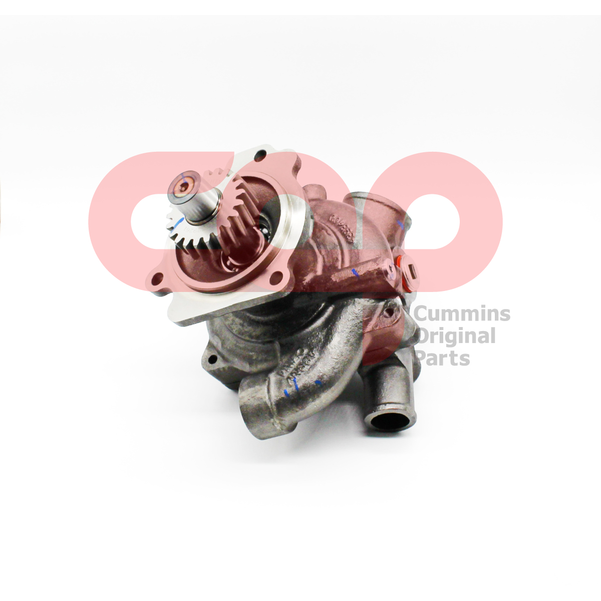 Насос водяной для двигателя Cummins M Series 4299030X Дополнительный артикул 4299029 3800745 4955706 2882145 3800479 3401009 3800745RX 4972857
