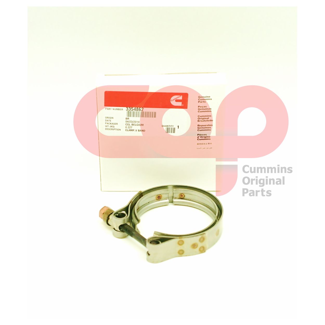 Хомут Cummins 6BT 3354862