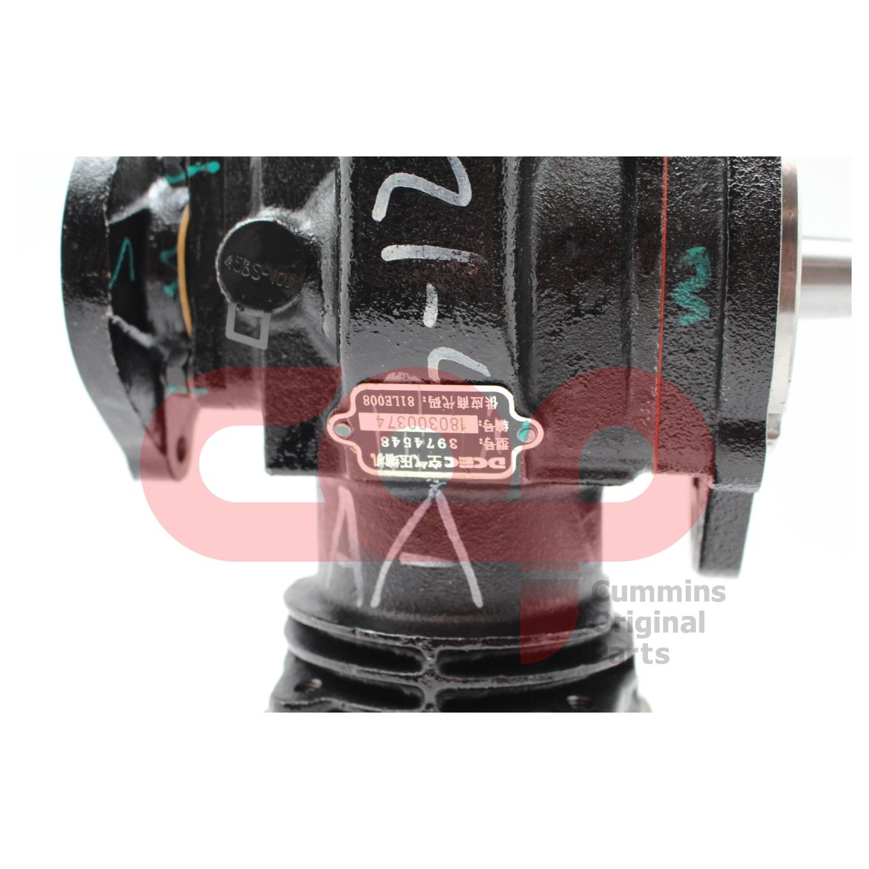 Компрессор воздушный одноцилиндровый Cummins B Series C3974548 С3974548 3974548