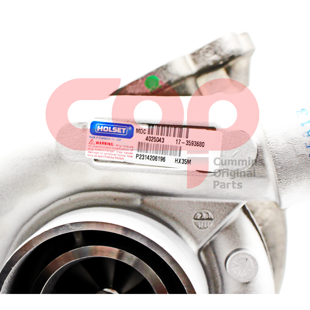 Турбокомпрессор Holset HX35 Cummins 4025043