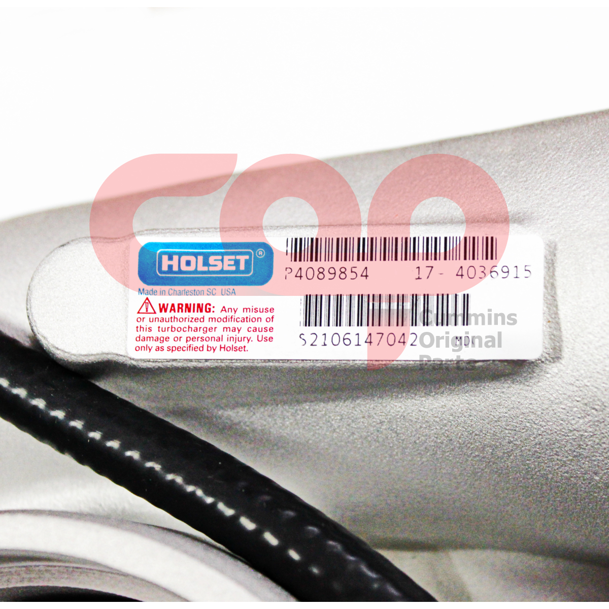 Турбокомпрессор HX55W Cummins ISM, QSM 4089854 / 4036915 / 4035893 / 4043699 / 4043698